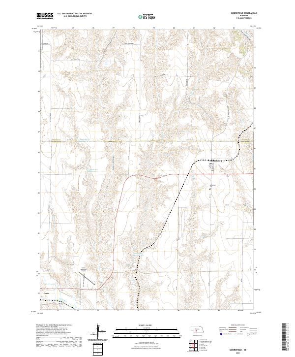 Moorefield topographic map thumbnail