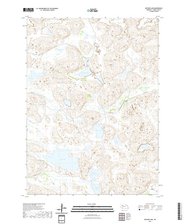 Mother Lake topographic map thumbnail