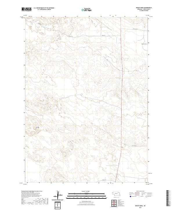 Mount Edna topographic map thumbnail
