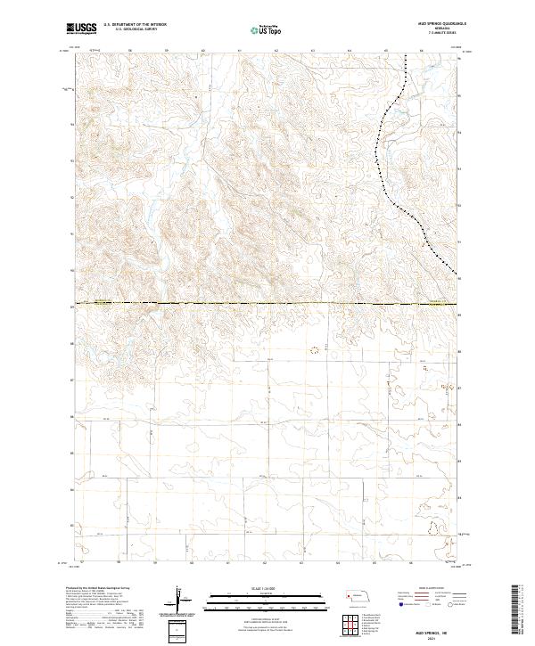 Mud Springs topographic map thumbnail