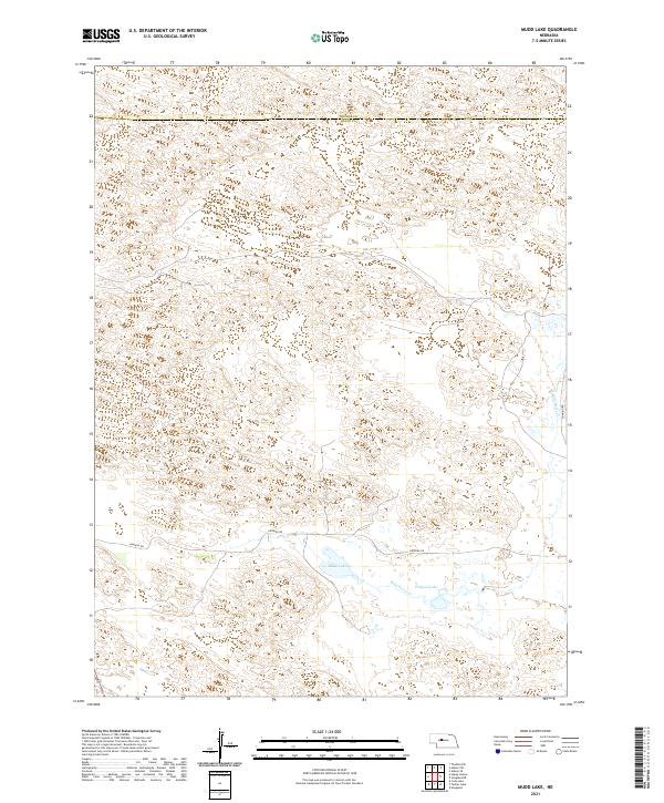 Mudd Lake topographic map thumbnail