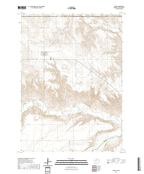 Naper topographic map thumbnail