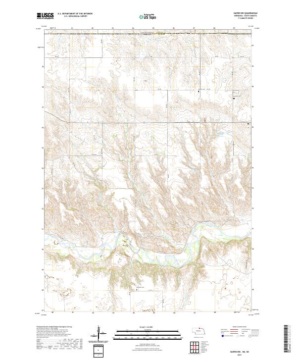 Naper NW topographic map thumbnail