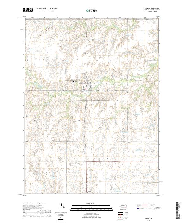 Nelson topographic map thumbnail