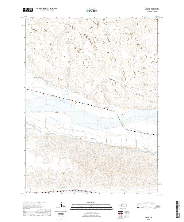 Nevens topographic map thumbnail