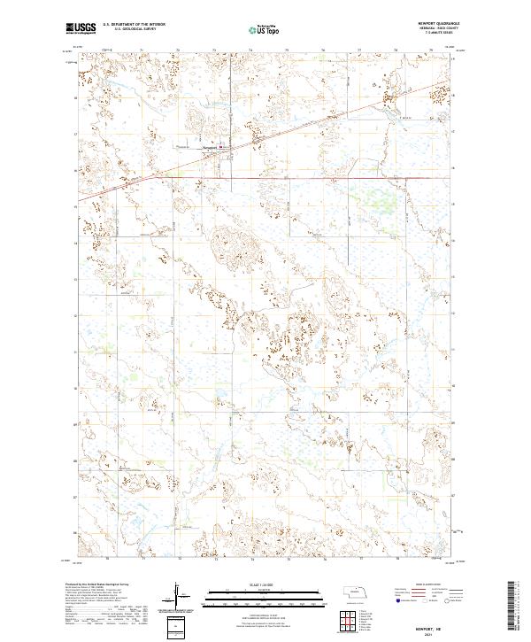 Newport topographic map thumbnail
