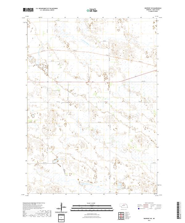 Newport SW topographic map thumbnail