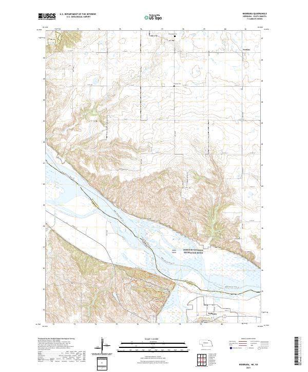 Niobrara topographic map thumbnail