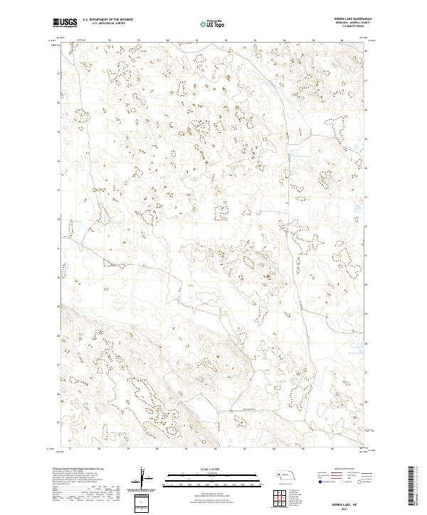 Norris Lake topographic map thumbnail