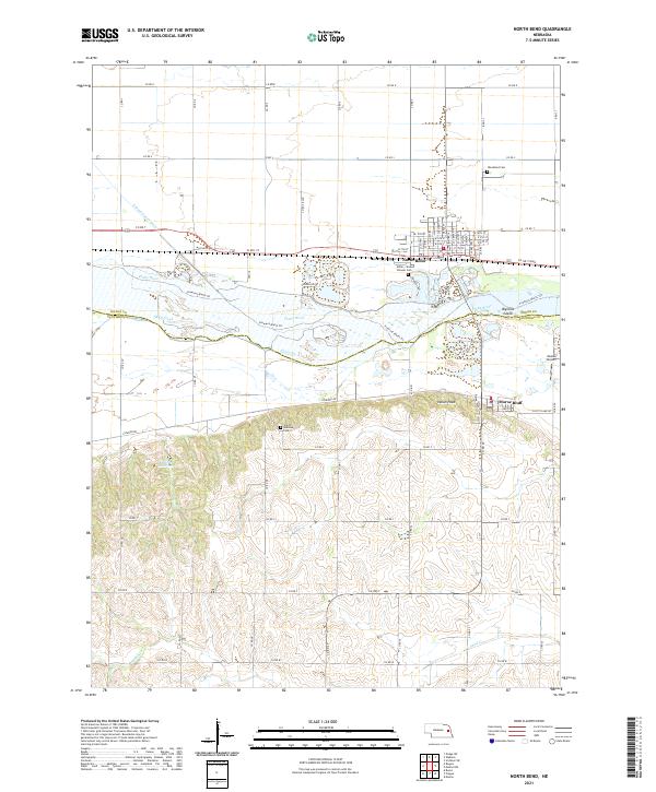 North Bend topographic map thumbnail