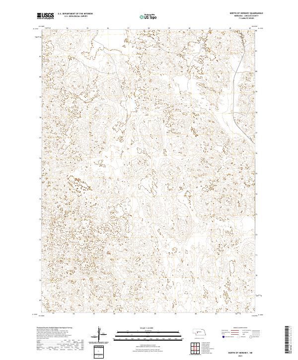 North of Hershey topographic map thumbnail