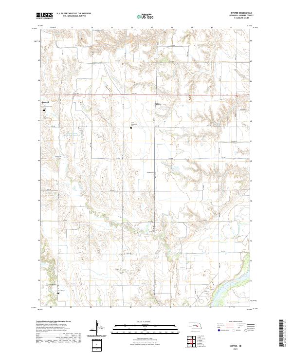 Nysted topographic map thumbnail