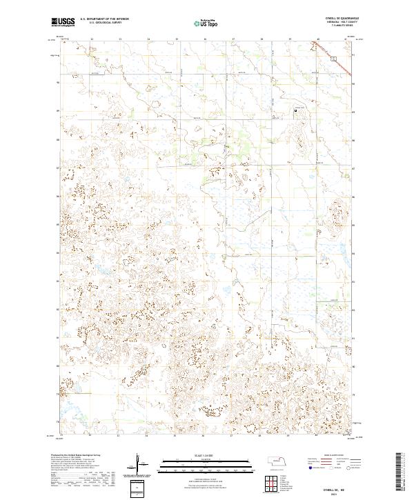 O'Neill SE topographic map thumbnail
