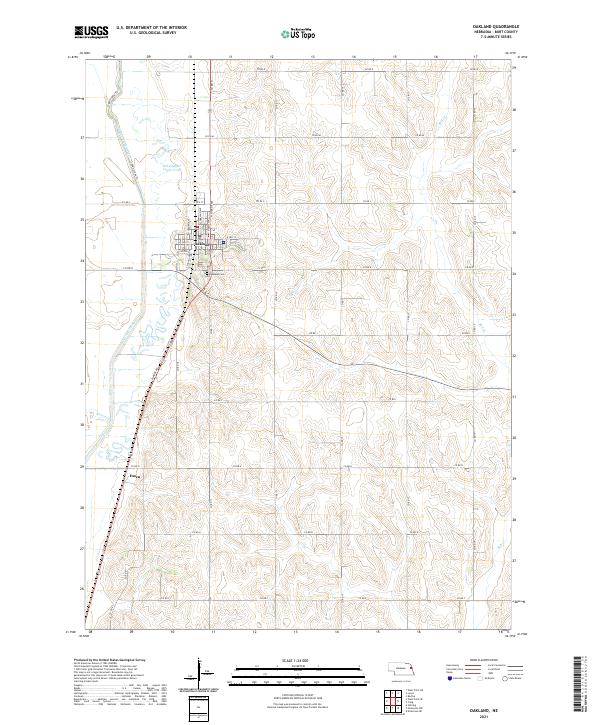 Oakland topographic map thumbnail
