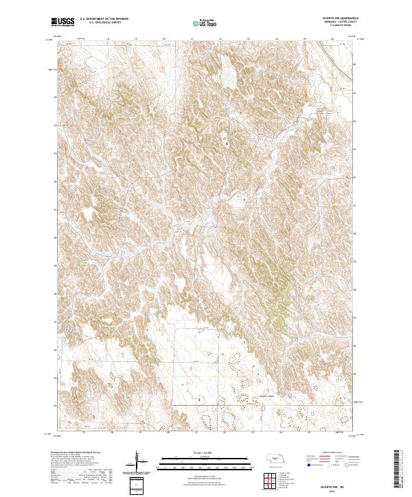 Oconto NW topographic map thumbnail