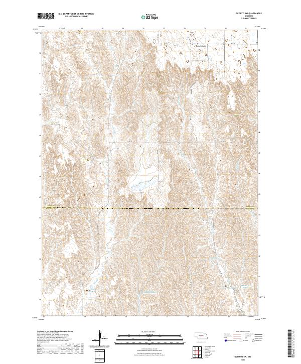 Oconto SW topographic map thumbnail