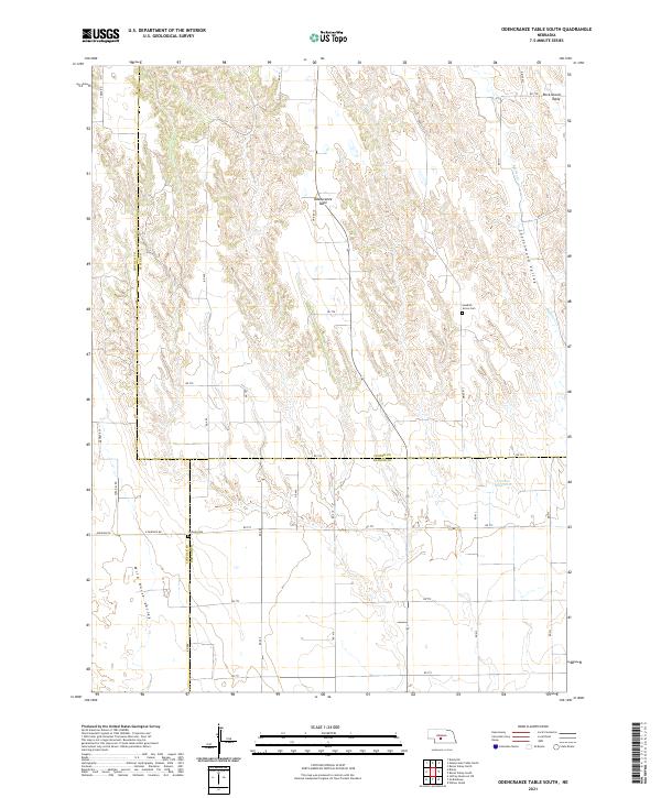 Odencranze Table South topographic map thumbnail