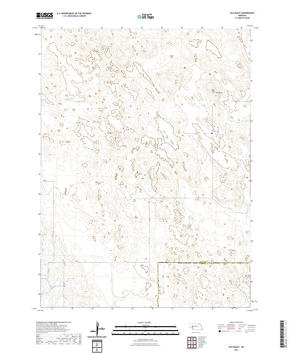 Old Baldy topographic map thumbnail