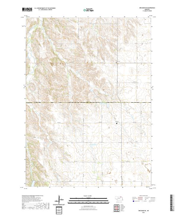 Orchard NE topographic map thumbnail