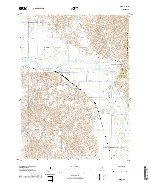 Ord SE topographic map thumbnail