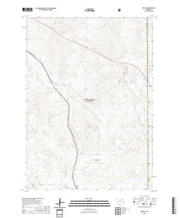 Orella topographic map thumbnail