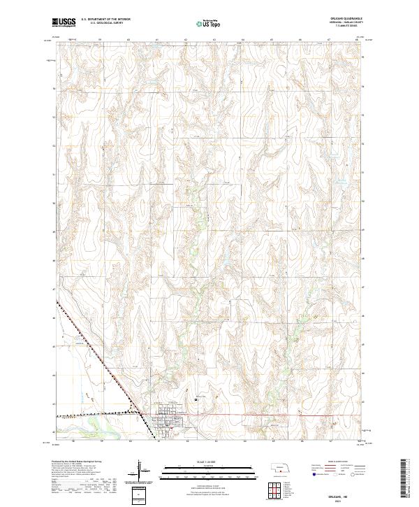 Orleans topographic map thumbnail