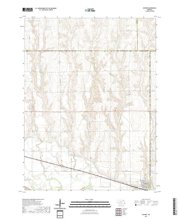 Oxford topographic map thumbnail