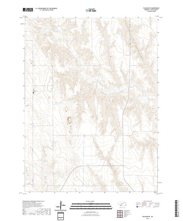 Palisade NE topographic map thumbnail
