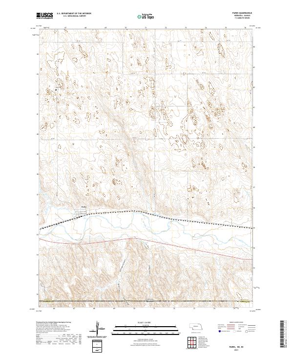 Parks topographic map thumbnail