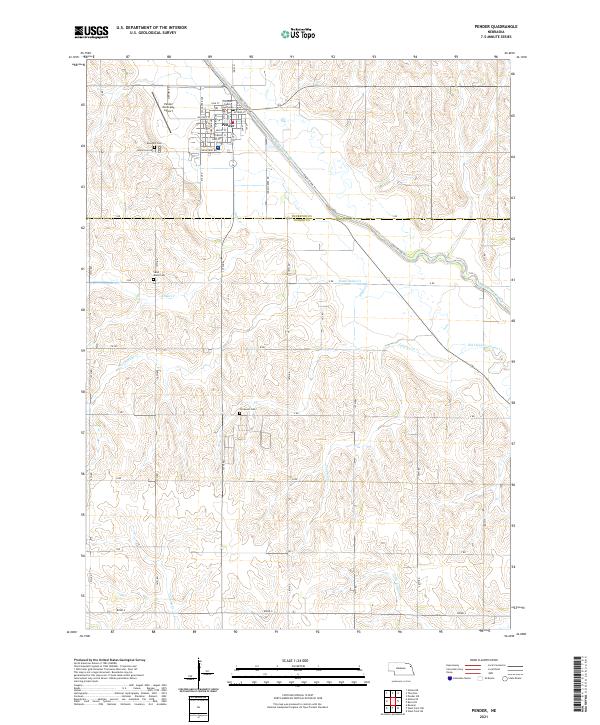 Pender topographic map thumbnail