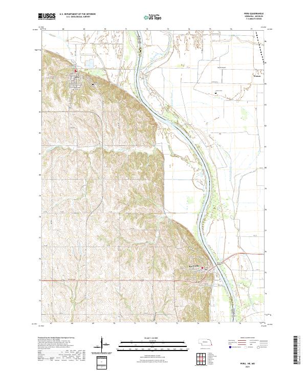 Peru topographic map thumbnail