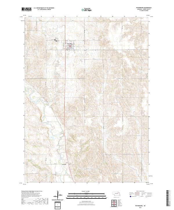 Petersburg topographic map thumbnail