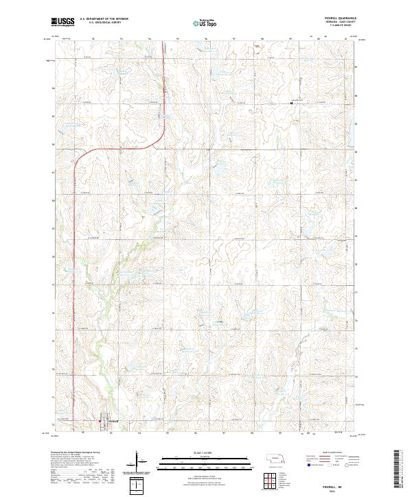 Pickrell topographic map thumbnail
