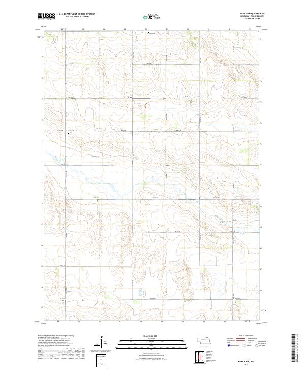 Pierce NW topographic map thumbnail