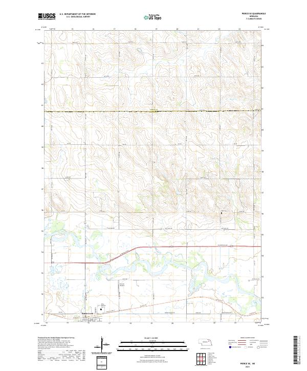 Pierce SE topographic map thumbnail