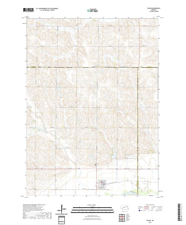 Pilger topographic map thumbnail
