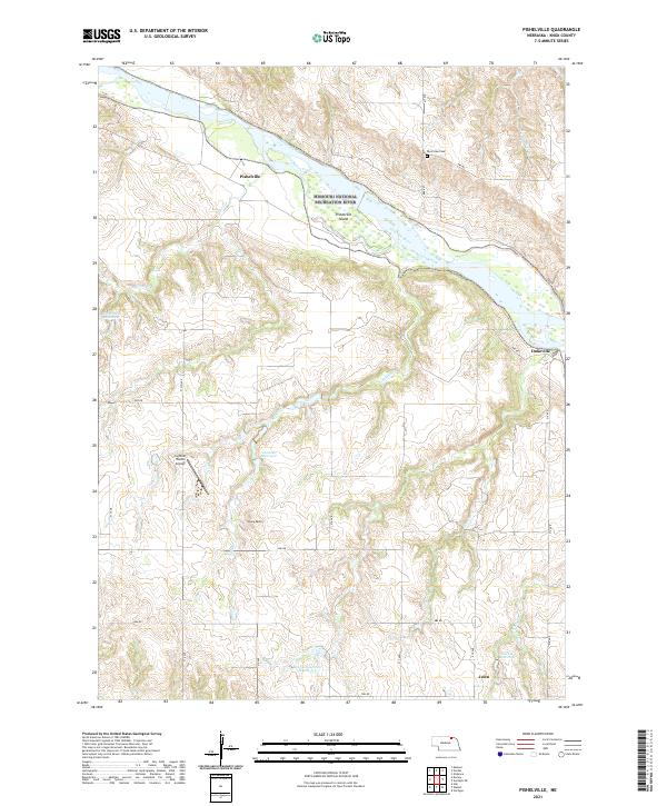 Pishelville topographic map thumbnail