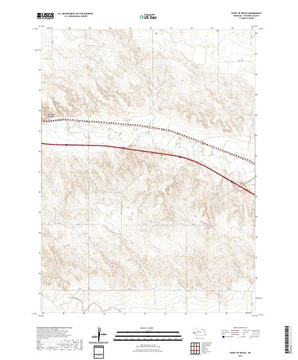 Point of Rocks topographic map thumbnail