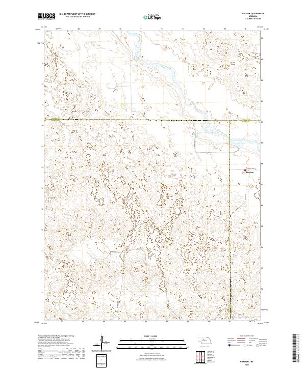Purdum topographic map thumbnail