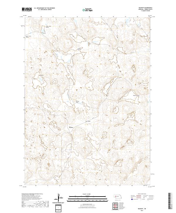 Rackett topographic map thumbnail