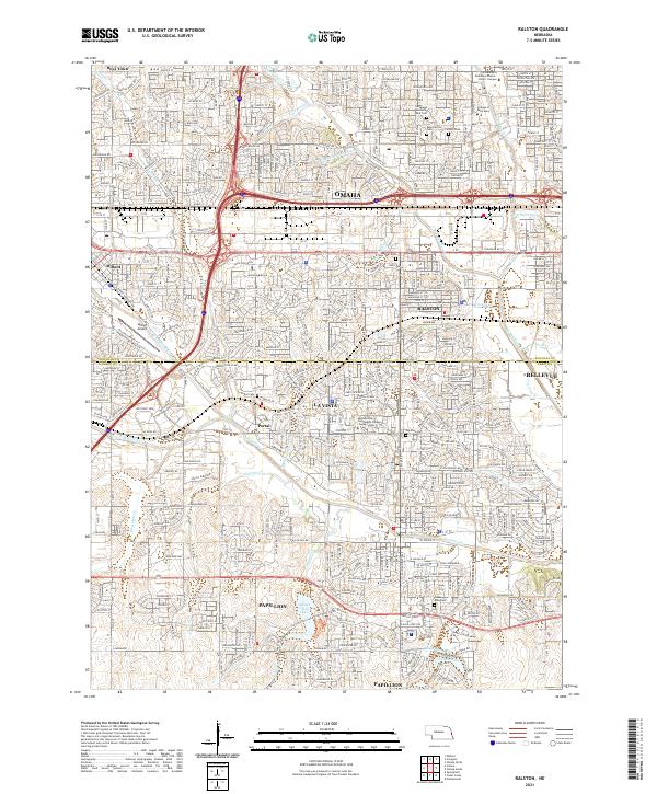 Ralston topographic map thumbnail