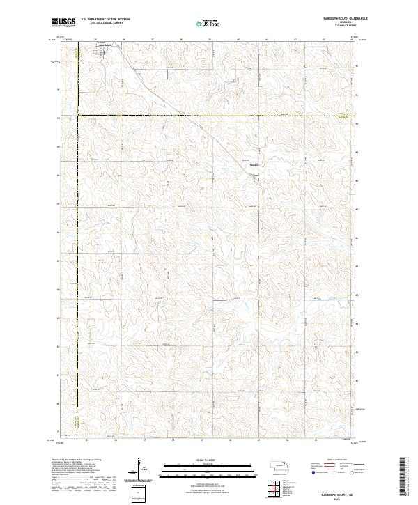 Randolph South topographic map thumbnail