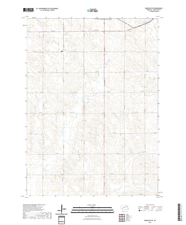 Randolph SW topographic map thumbnail