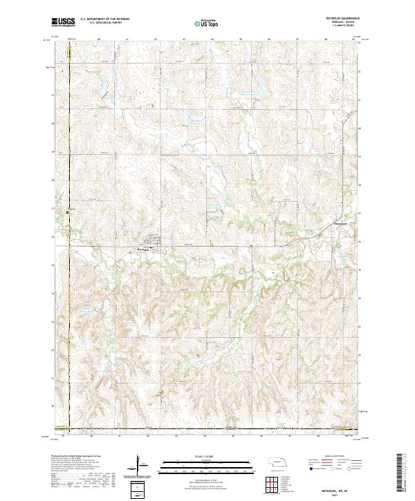 Reynolds topographic map thumbnail