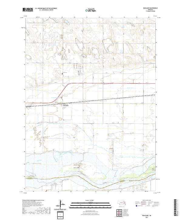 Richland topographic map thumbnail