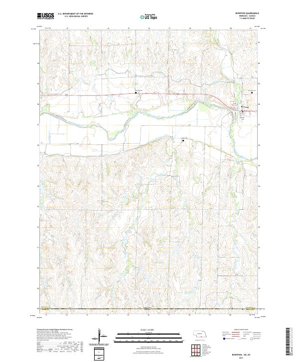 Riverton topographic map thumbnail
