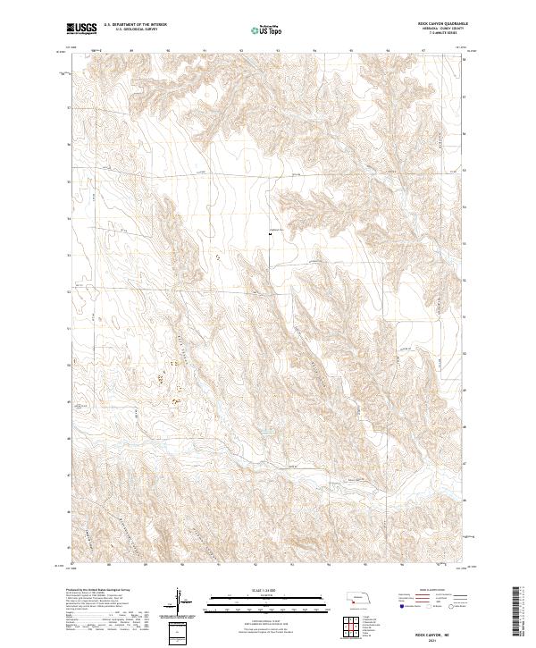 Rock Canyon topographic map thumbnail