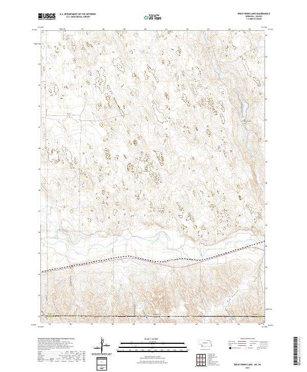 Rock Creek Lake topographic map thumbnail
