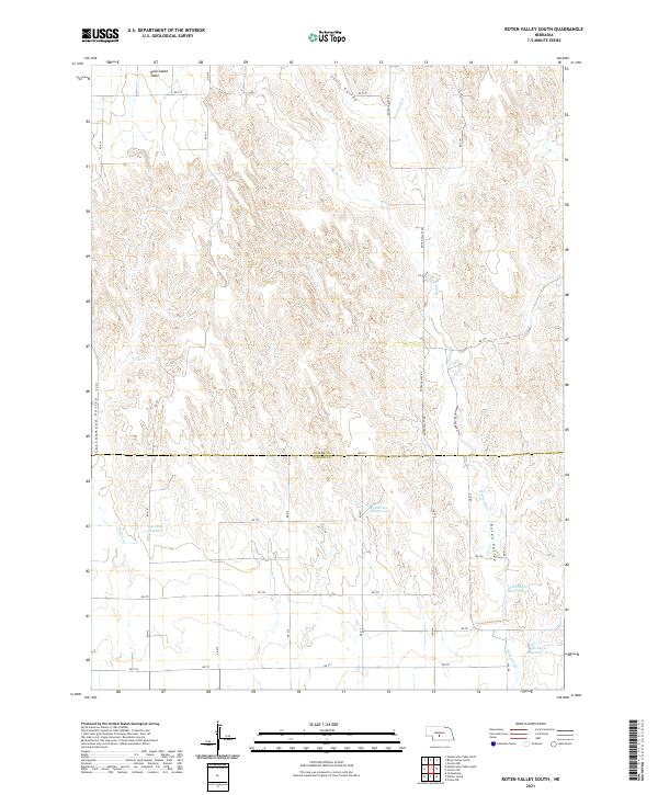 Roten Valley South topographic map thumbnail