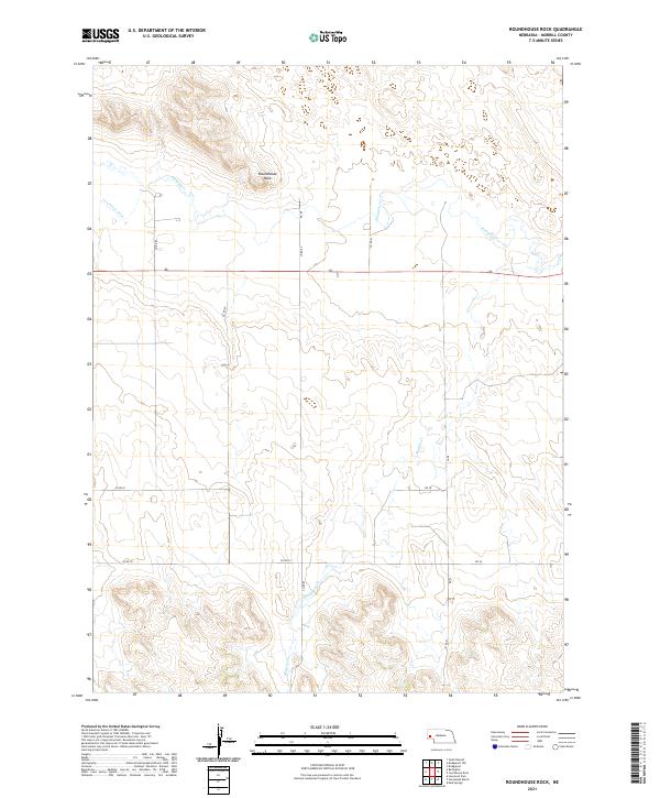 Roundhouse Rock topographic map thumbnail